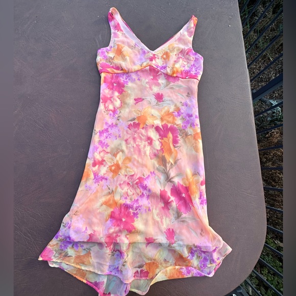 (SOLD DO NOT BUY) Vintage Y2K Floral Coquette Dress - Picture 4 of 9